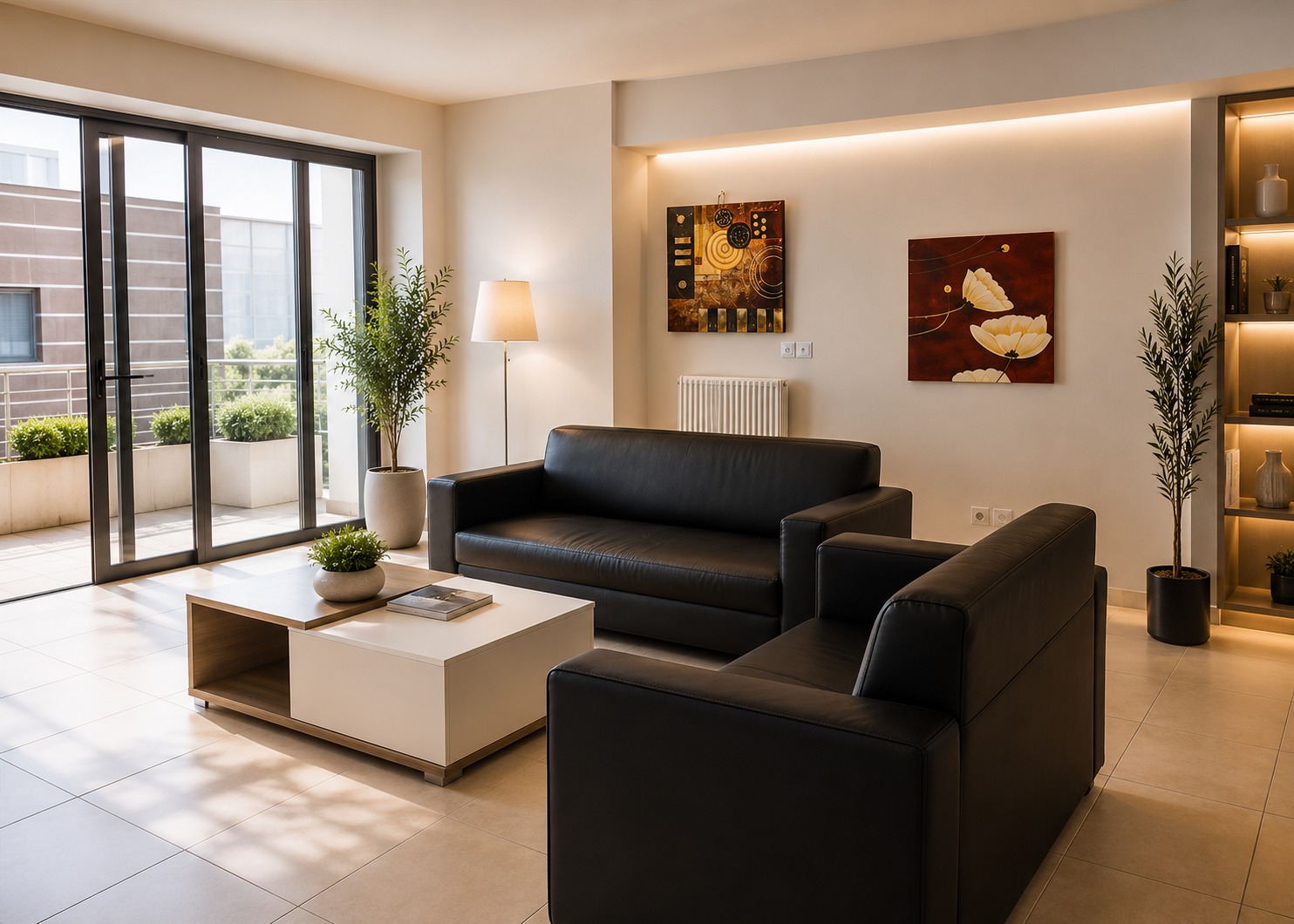 Patient lounge balcony