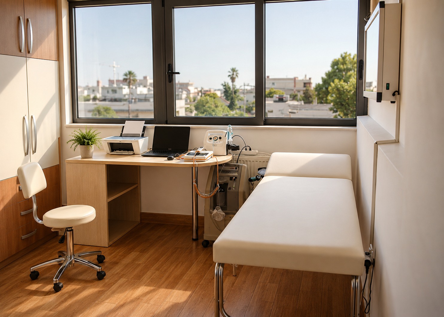Pulmonary examination room